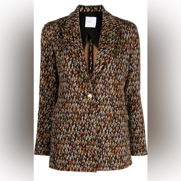 Rosetta Getty Jackets & Blazers - NWT Rosetta Getty Broken Chevron single breasted blazer - Size Small